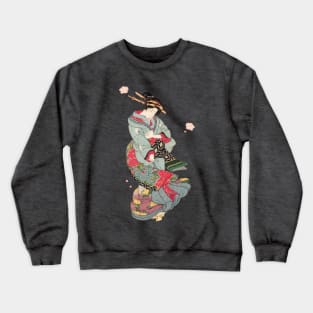 Lady in a Spring Storm Crewneck Sweatshirt